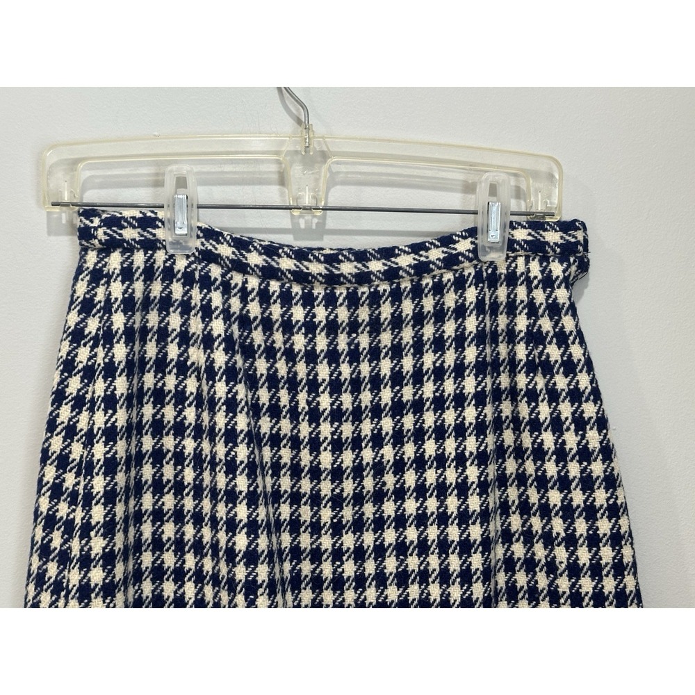Vintage Donegal Handwoven Tweed Suit Colette Modes Dublin Wool Houndstooth Sz 12 - Picture 12 of 15